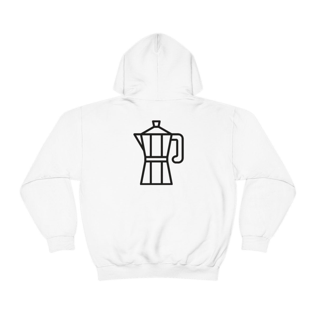 Cafetera Coffee White Hoodie