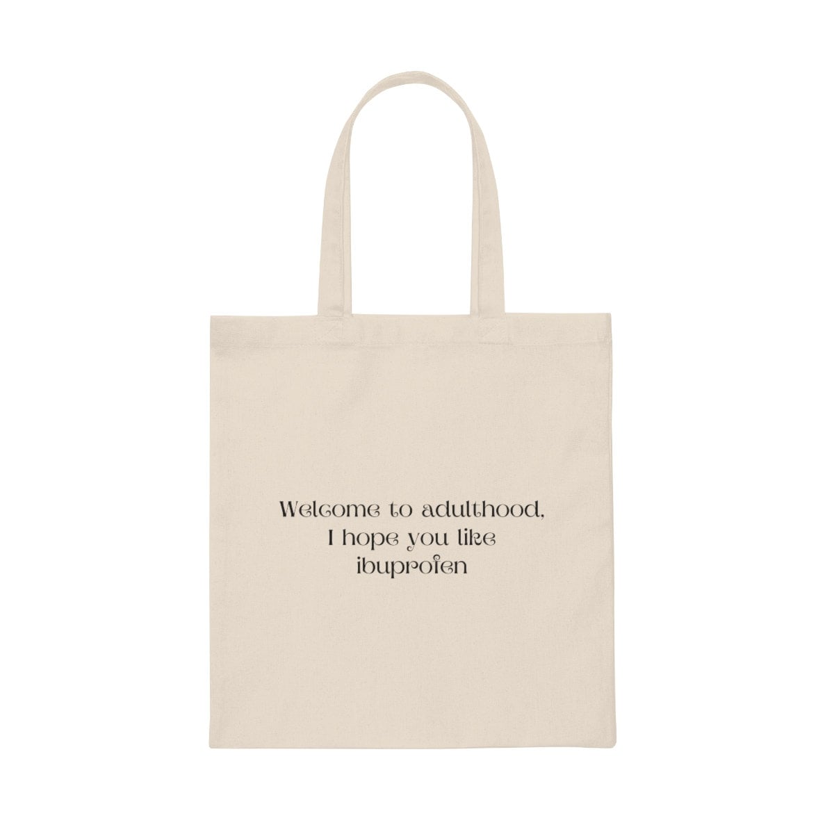 Adulthood Canvas Tote Bag