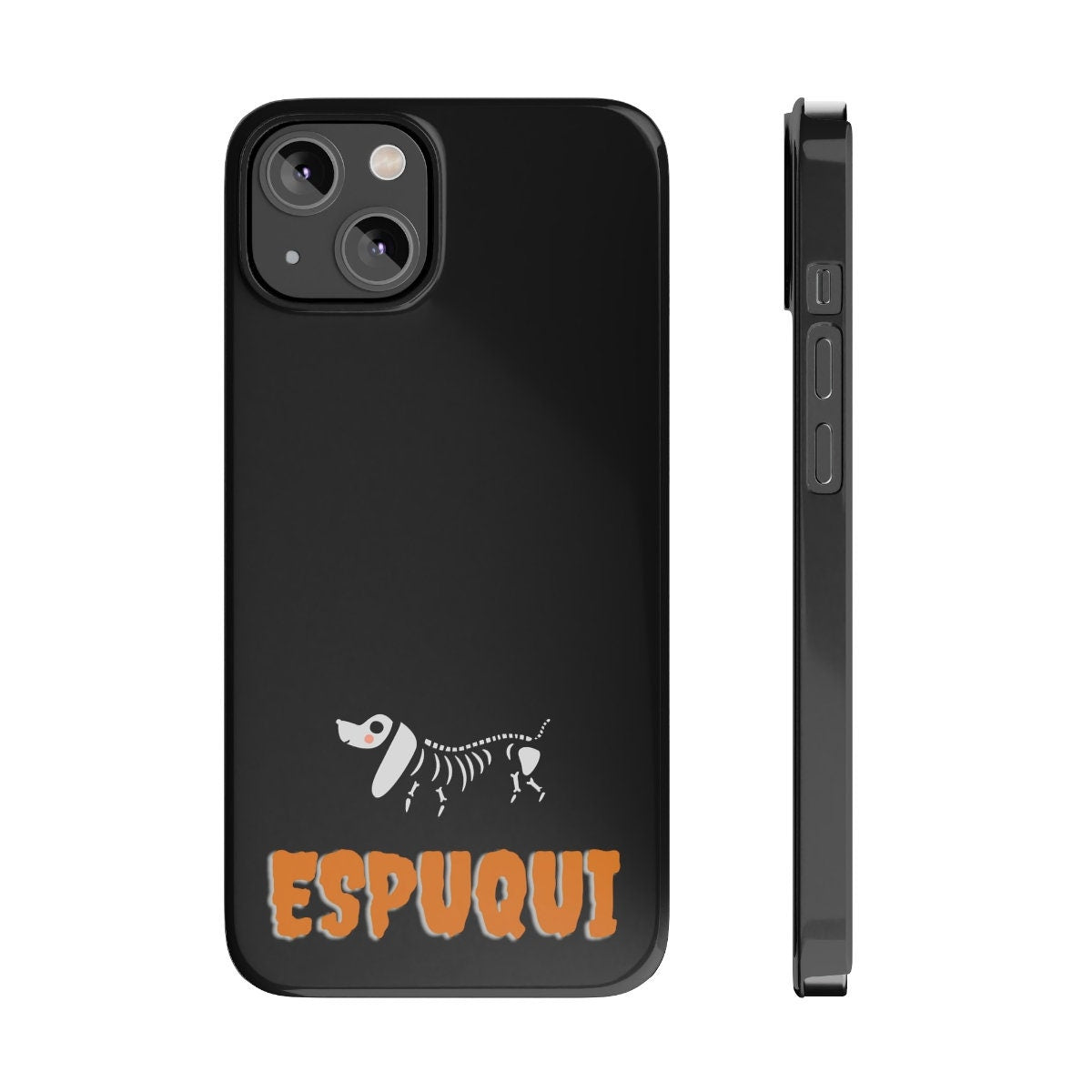 Espuqui Spooky Halloween Slim iPhone 14 Pro, Max + Case  | Spanglish, Latinx, Latino, Hispanic, Caribbean, Puerto Rican, Miami | Spanish