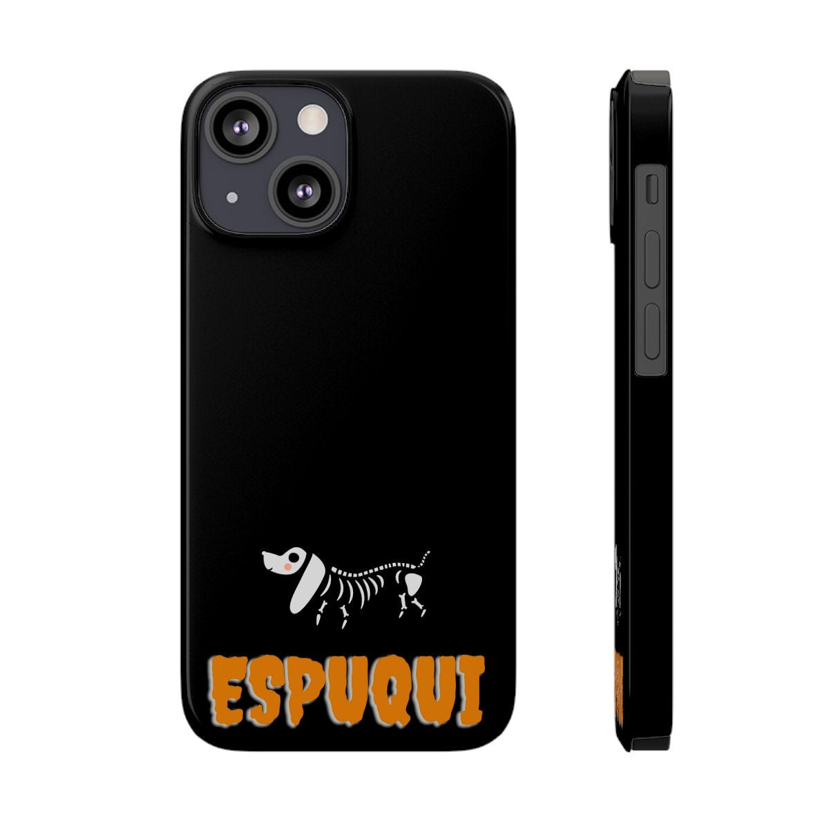 Espuqui Spooky Halloween Slim iPhone 14 Pro, Max + Case  | Spanglish, Latinx, Latino, Hispanic, Caribbean, Puerto Rican, Miami | Spanish