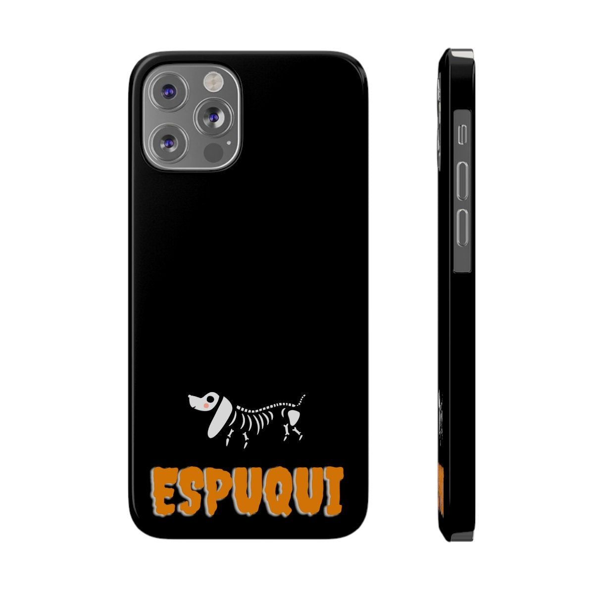 Espuqui Spooky Halloween Slim iPhone 14 Pro, Max + Case  | Spanglish, Latinx, Latino, Hispanic, Caribbean, Puerto Rican, Miami | Spanish