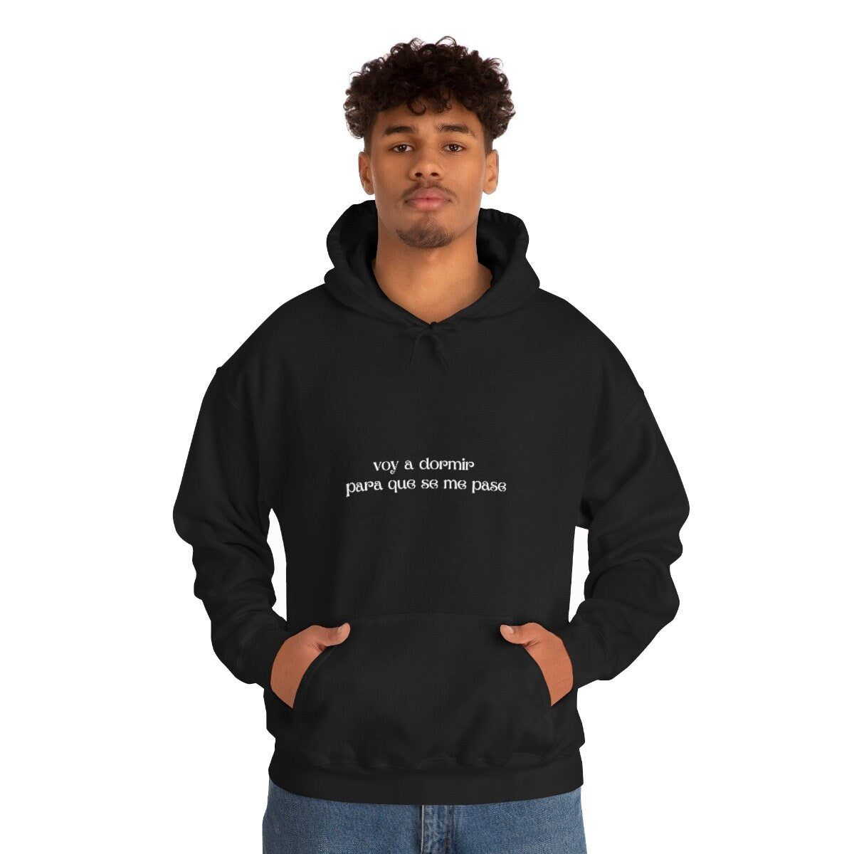 Voy a Dormir Black Hoodie | Spanglish, Latinx, Latino, Hispanic, Caribbean, Puerto Rican, Miami | Boho Latina, Spanish Quotes, Dichos