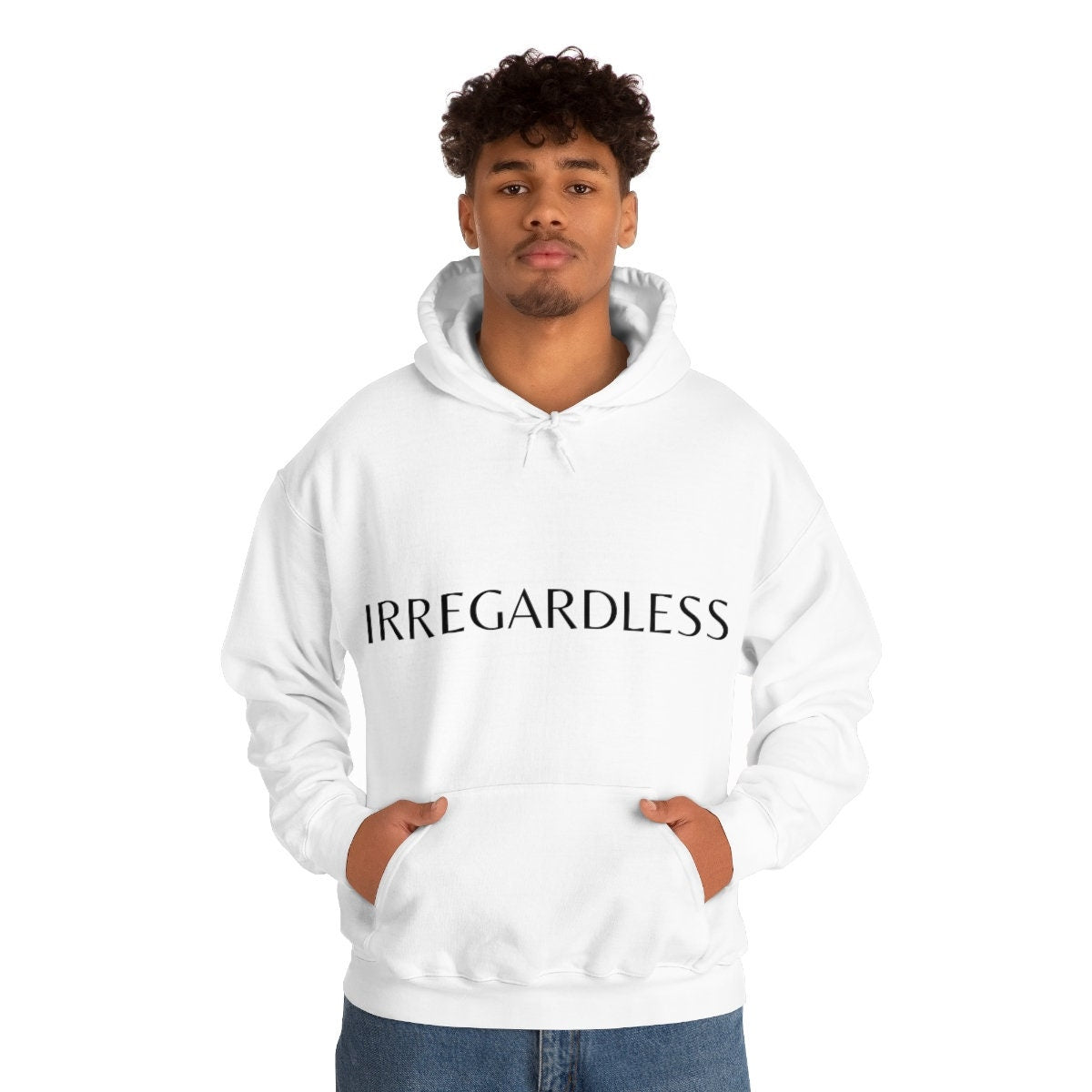 Irregardless White Hoodie | Spanglish, Latinx, Latino, Hispanic, Caribbean, Puerto Rican, Miami | Boho Latina, Spanish Quotes, Dichos |