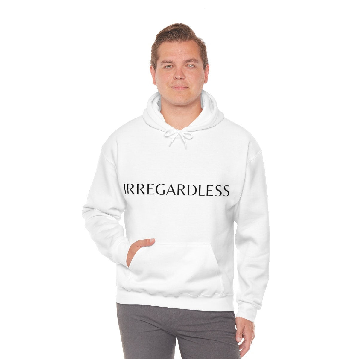 Irregardless White Hoodie | Spanglish, Latinx, Latino, Hispanic, Caribbean, Puerto Rican, Miami | Boho Latina, Spanish Quotes, Dichos |