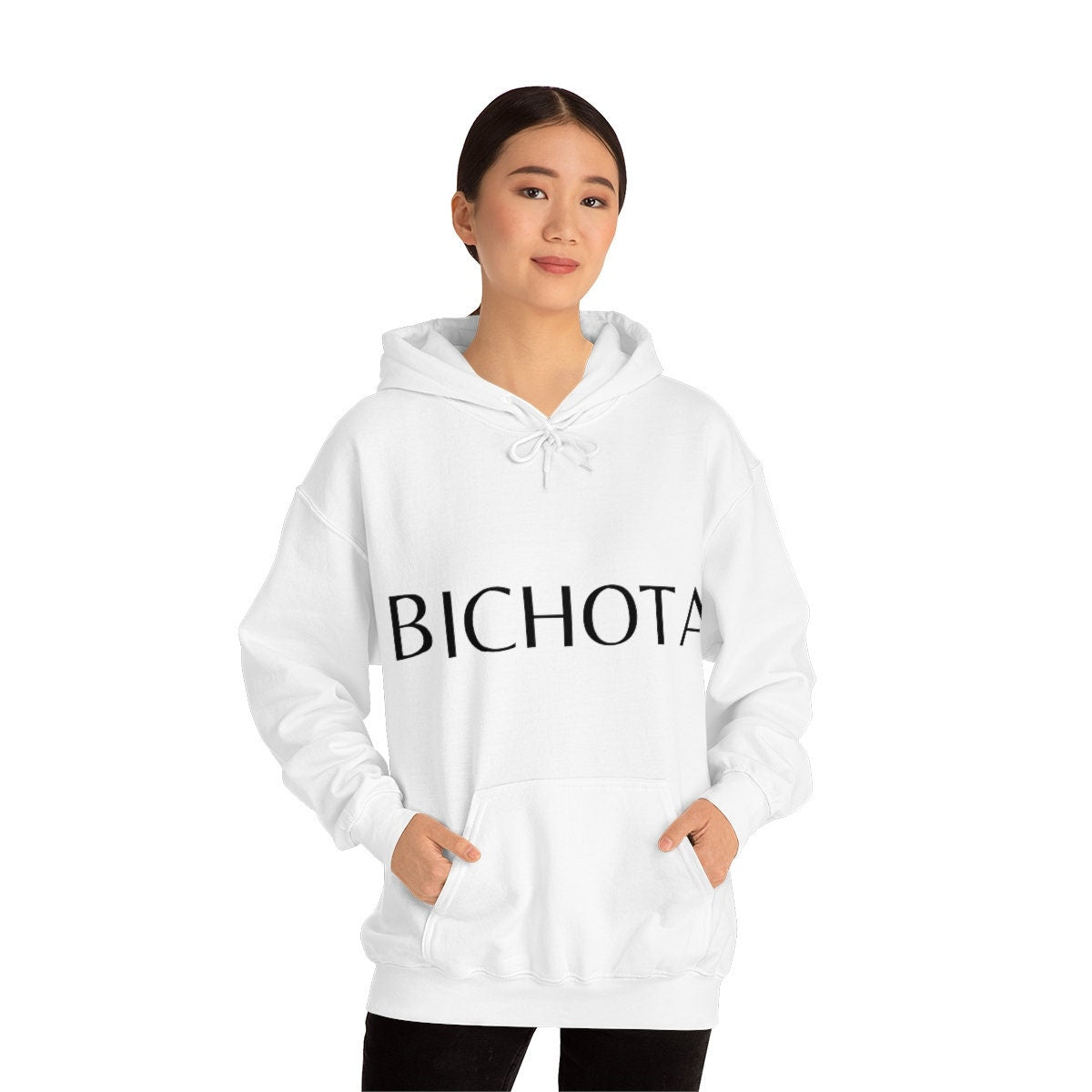 Bichota White Hoodie Sweater