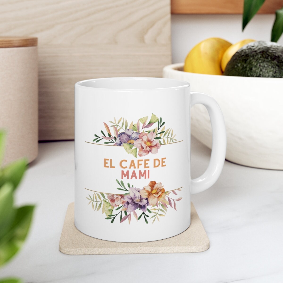 El cafe de Mami | Funny Spanish Gift Mug | Mothers Day, Gift for Mom, Abuela, Spanglish, Latino, Hispanic, Caribbean, Puerto Rican, Miami