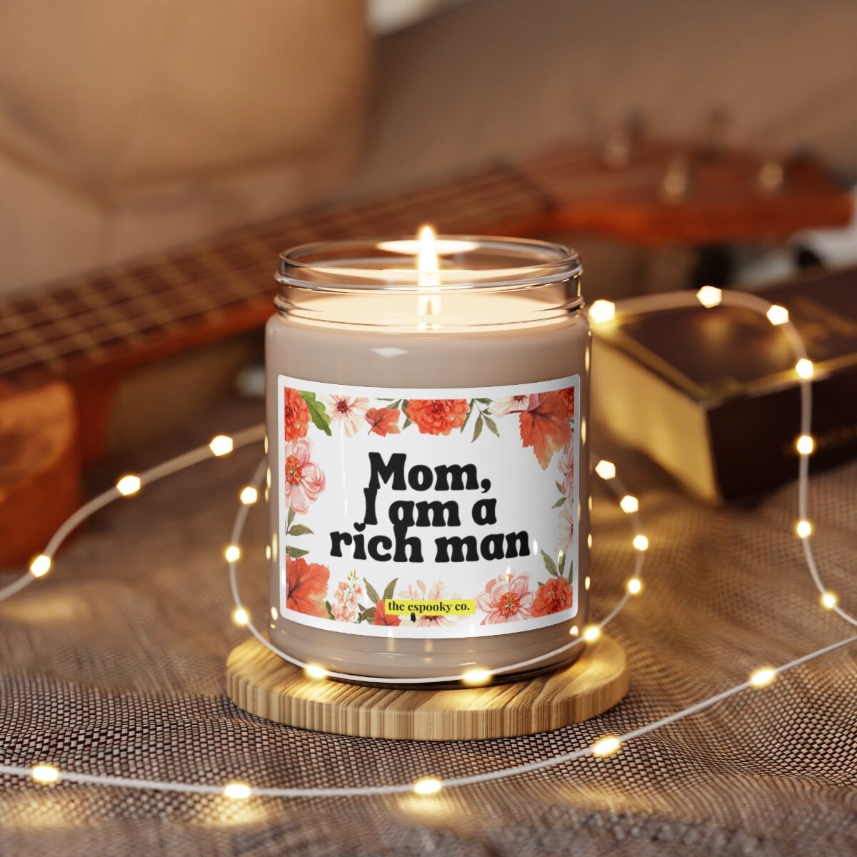 Mom, I am a Rich White Man Candle | Empowering women, Inspirational, Latinx, Latina, Gift Idea, Girl Power, POC, Women of Color, Feminist