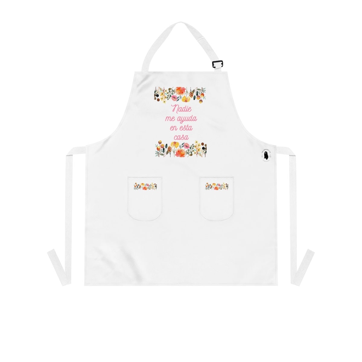 Nadie me ayuda en esta casa Apron | Spanish Mom Gift, Funny Gift for Mom, Spanglish, Latina, Hispanic, Caribbean, Floral, Abuela, Madre