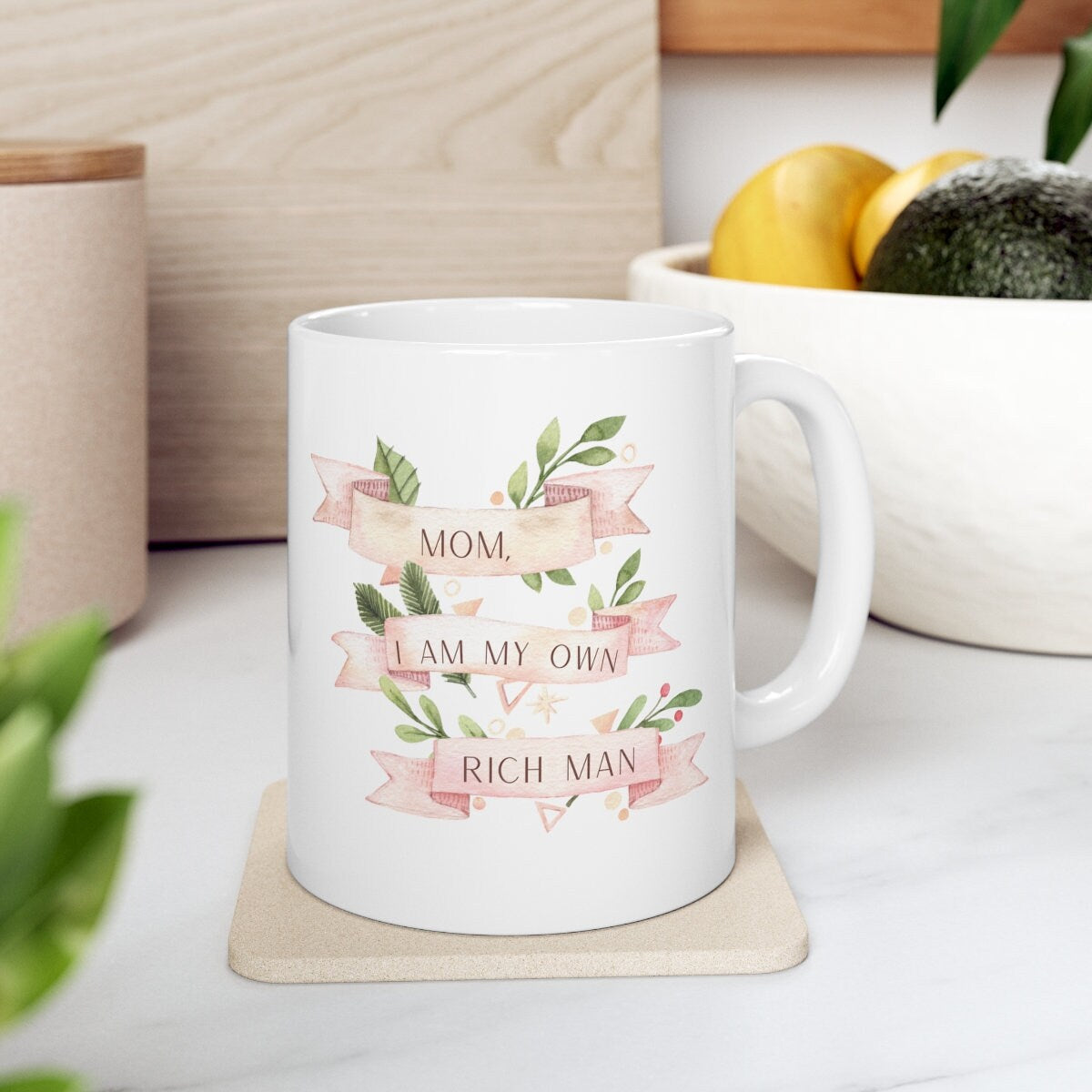 Mom, I am my own Rich Man Mug | Empowering women, Inspirational, Latinx, Latina, Women Of Color, Gift Idea, Girl Power, POC, Feminist