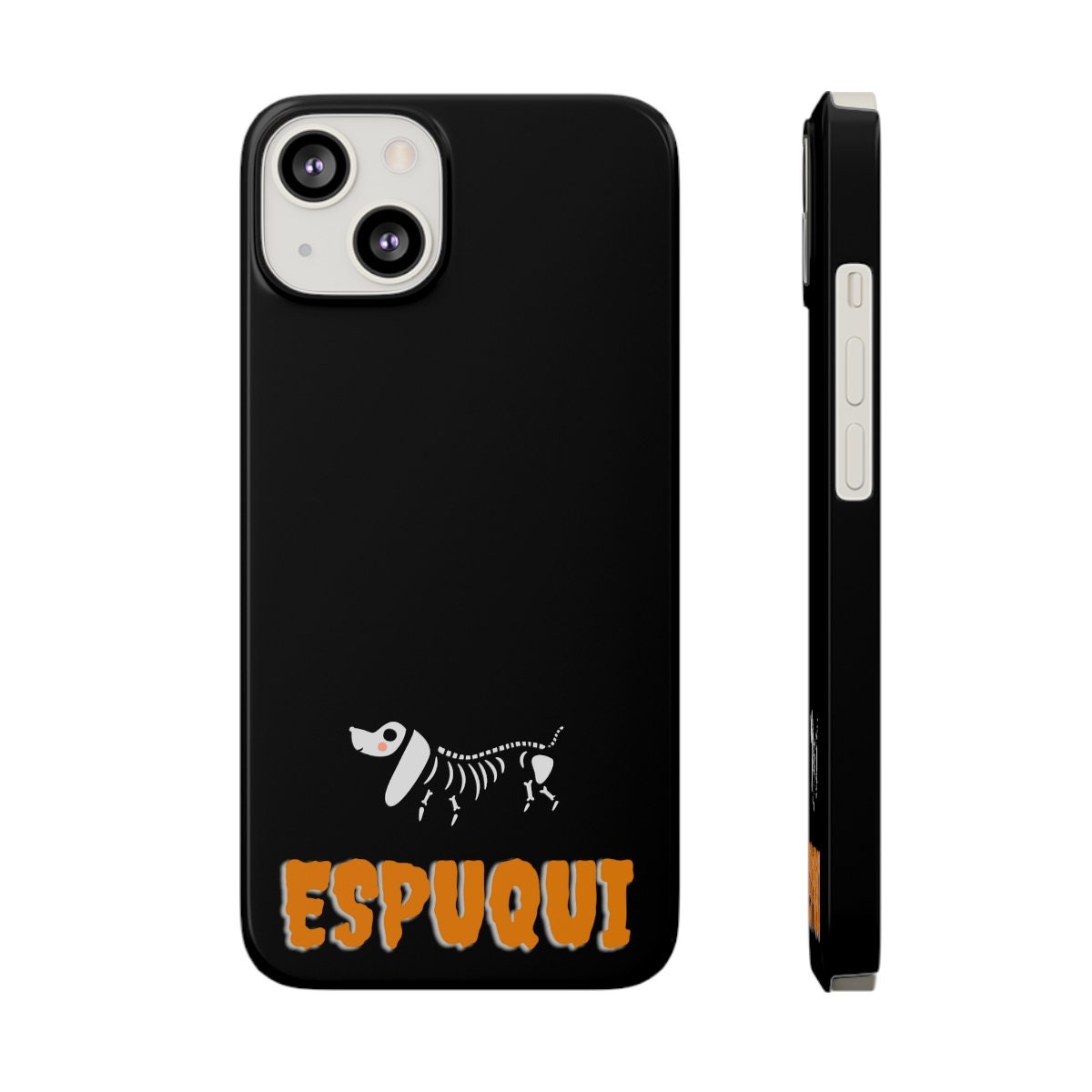 Espuqui Spooky Halloween Slim iPhone 14 Pro, Max + Case  | Spanglish, Latinx, Latino, Hispanic, Caribbean, Puerto Rican, Miami | Spanish