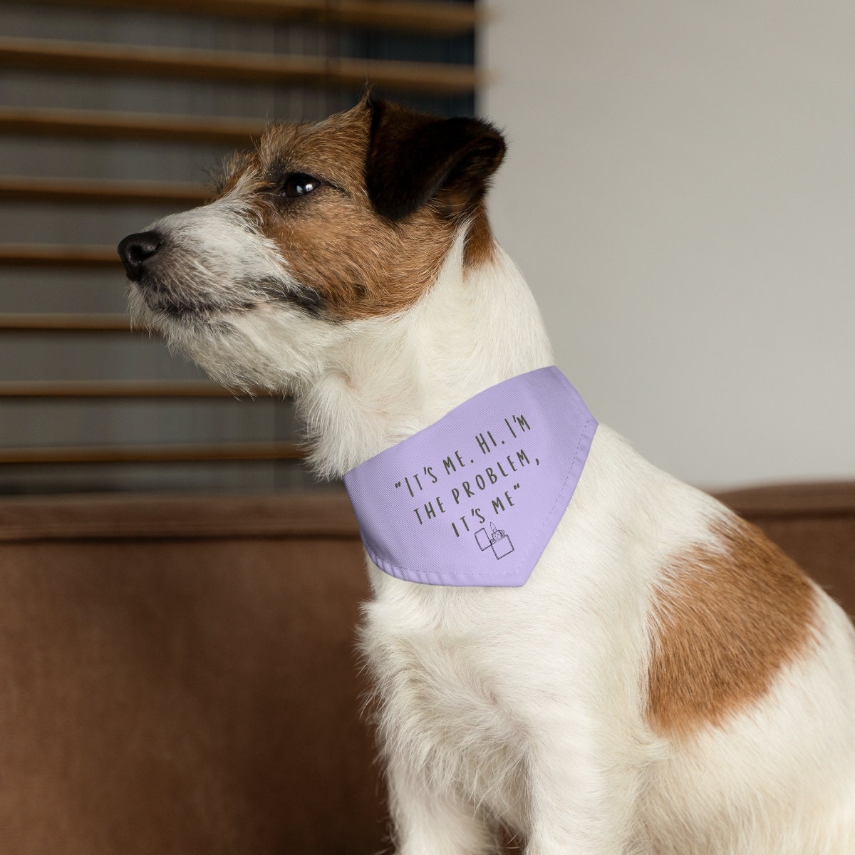 Lavender Haze Anti-Hero Pet Bandana Collar | Gifts for Swiftie Fan, Midnights Album, Taylor New Album, Dog mom