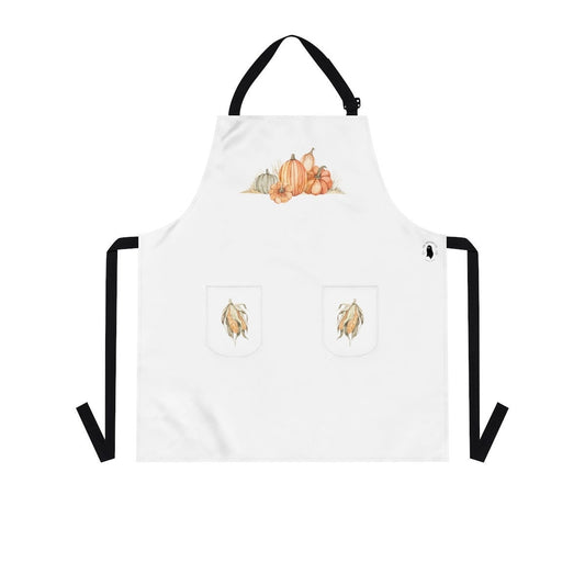 Fall Harvest Apron | Autumn, Thanksgiving, Pumpkin apron, Grill, bbq, Holiday Hostess, Gift For women men, Corn Pumpkin Apron Vintage Design