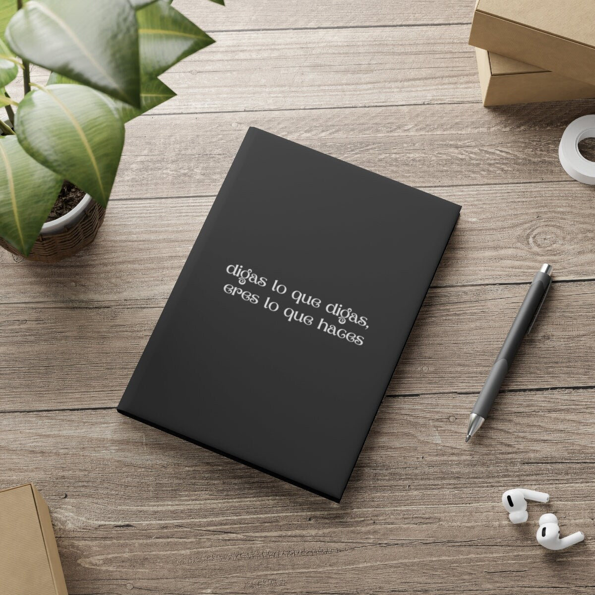 Eres lo que haces Bullet Journal Hardcover Notebook