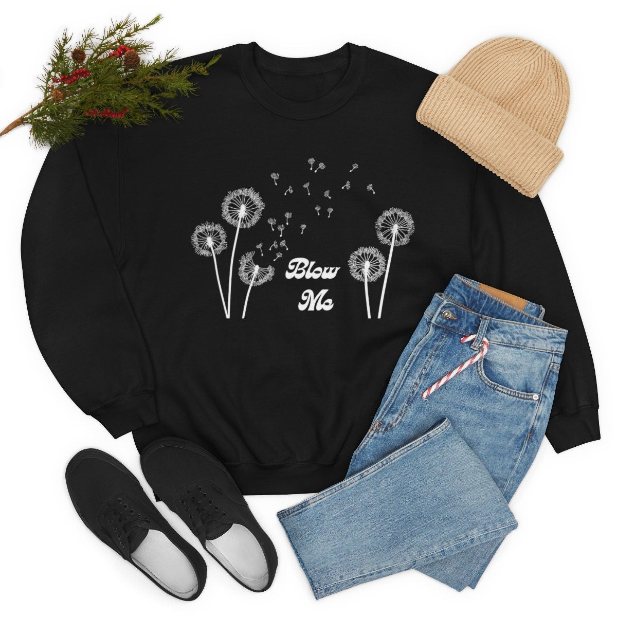 Blow Me Retro Unisex Sweater