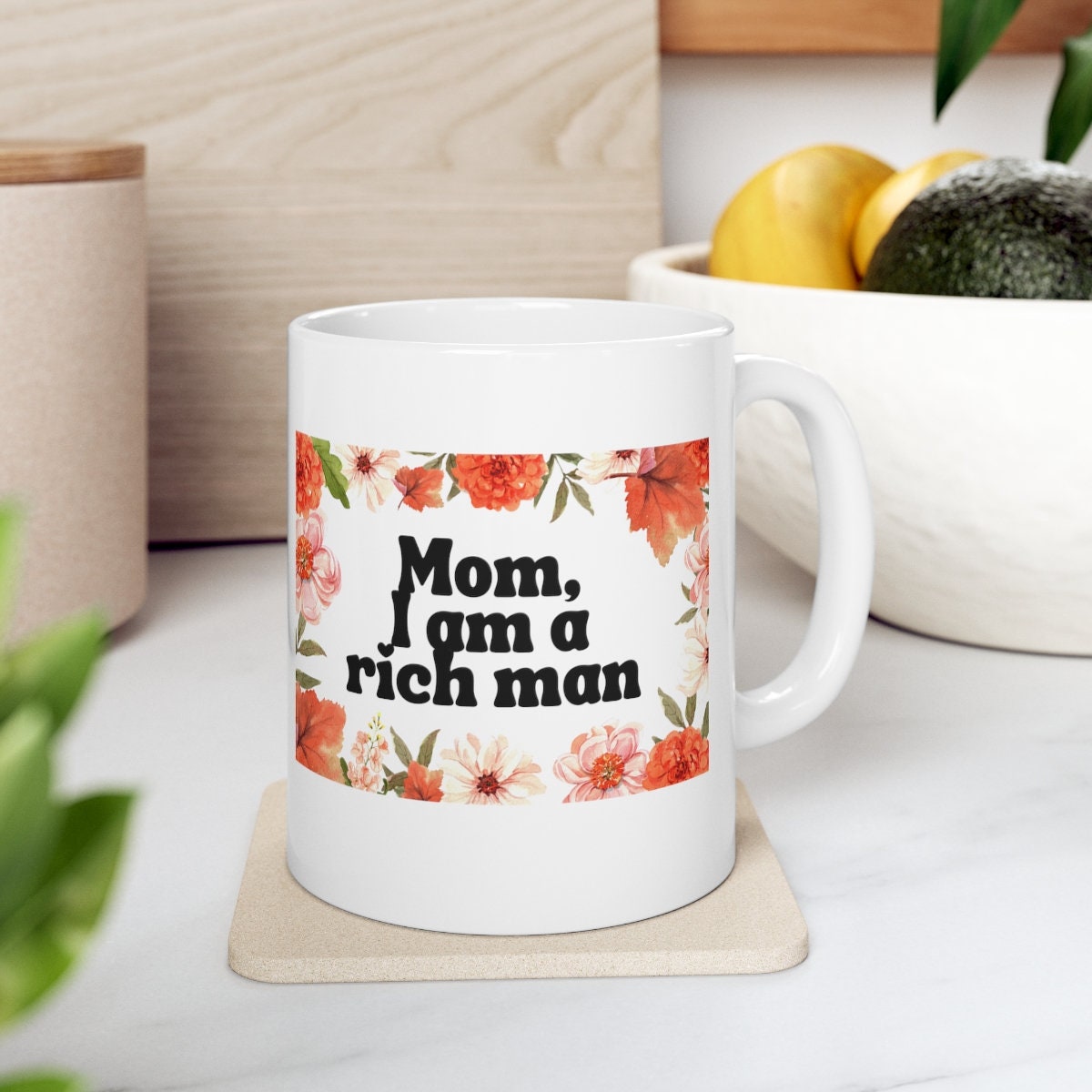 Mom, I am a Rich Man Mug | Empowering women, Inspirational, Latinx, Latina, Women Of Color, Gift Idea, Girl Power, POC, Feminist