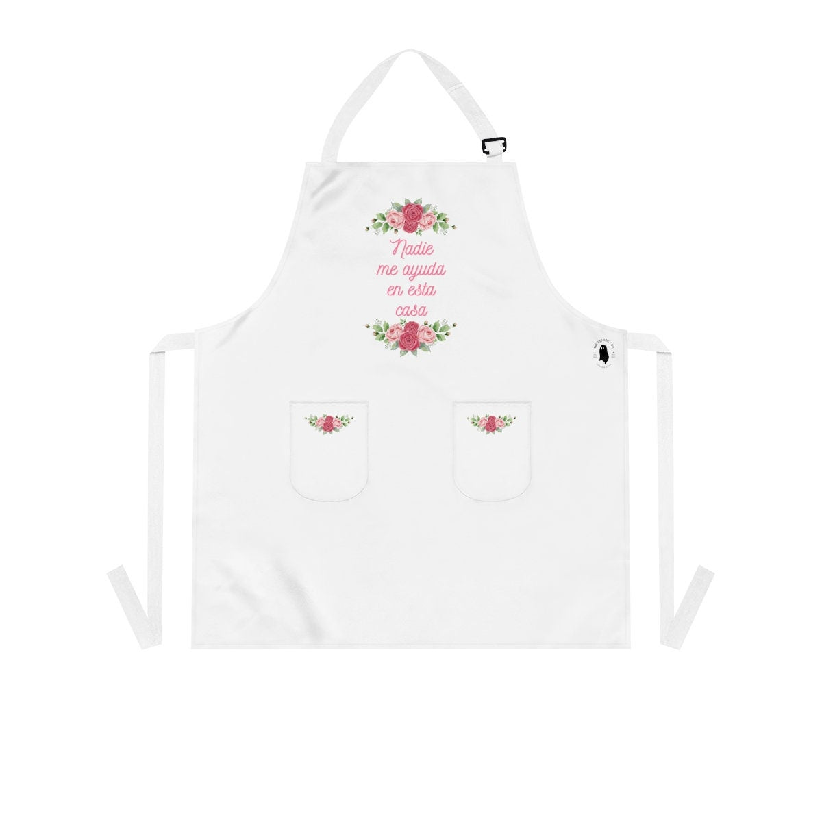 Nadie me ayuda en esta casa Apron | Spanish Mom Gift, Abuela, Madre, Funny Gift for Mom, Spanglish, Latino, Hispanic, Caribbean, Floral, POC