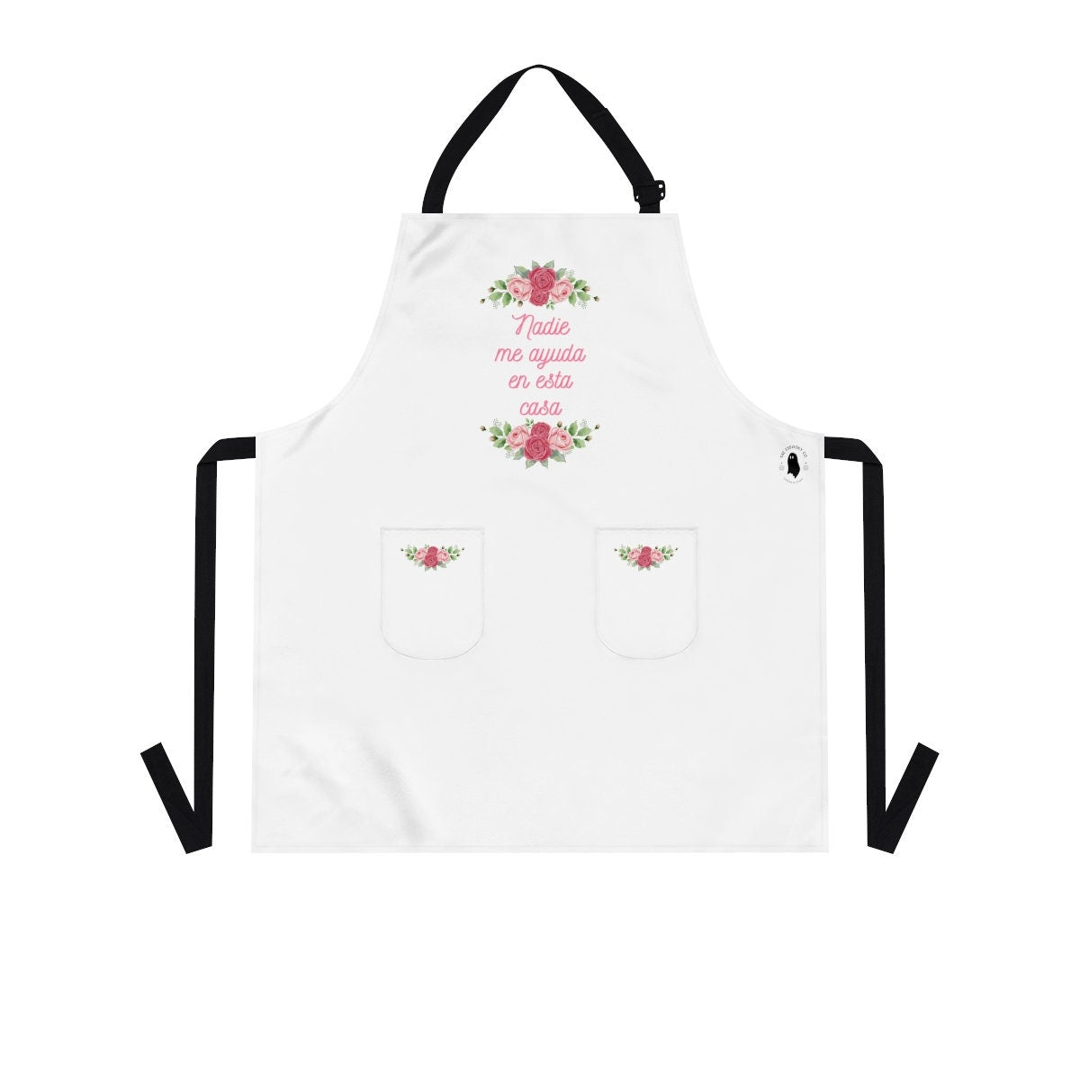 Nadie me ayuda en esta casa Apron | Spanish Mom Gift, Abuela, Madre, Funny Gift for Mom, Spanglish, Latino, Hispanic, Caribbean, Floral, POC