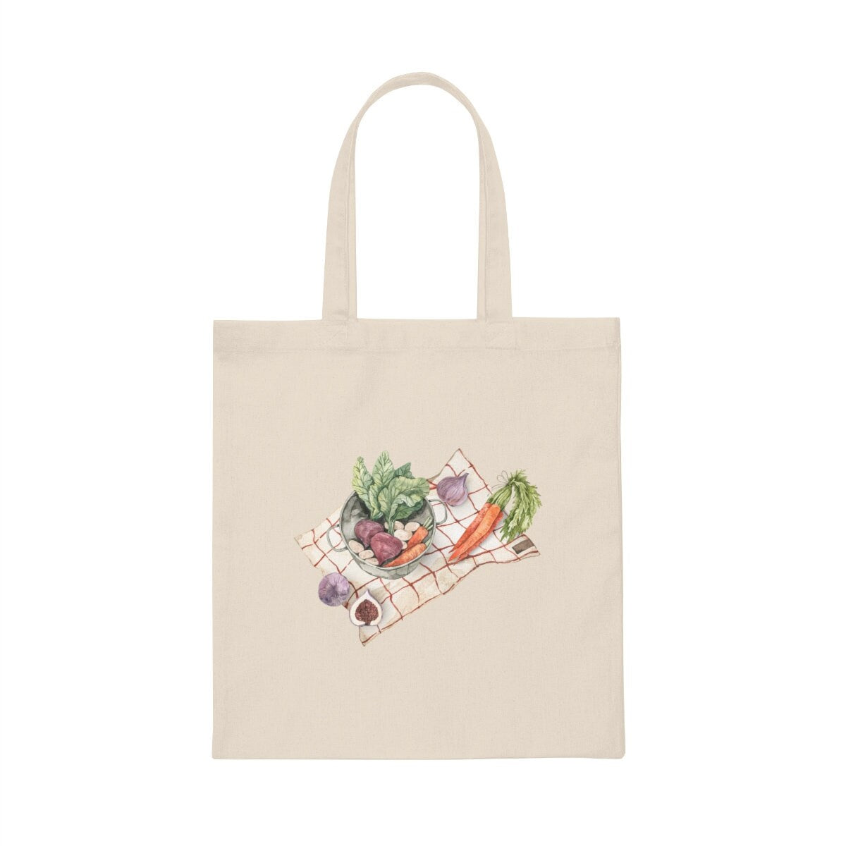 Cute Veggie Harvest Tote Bag