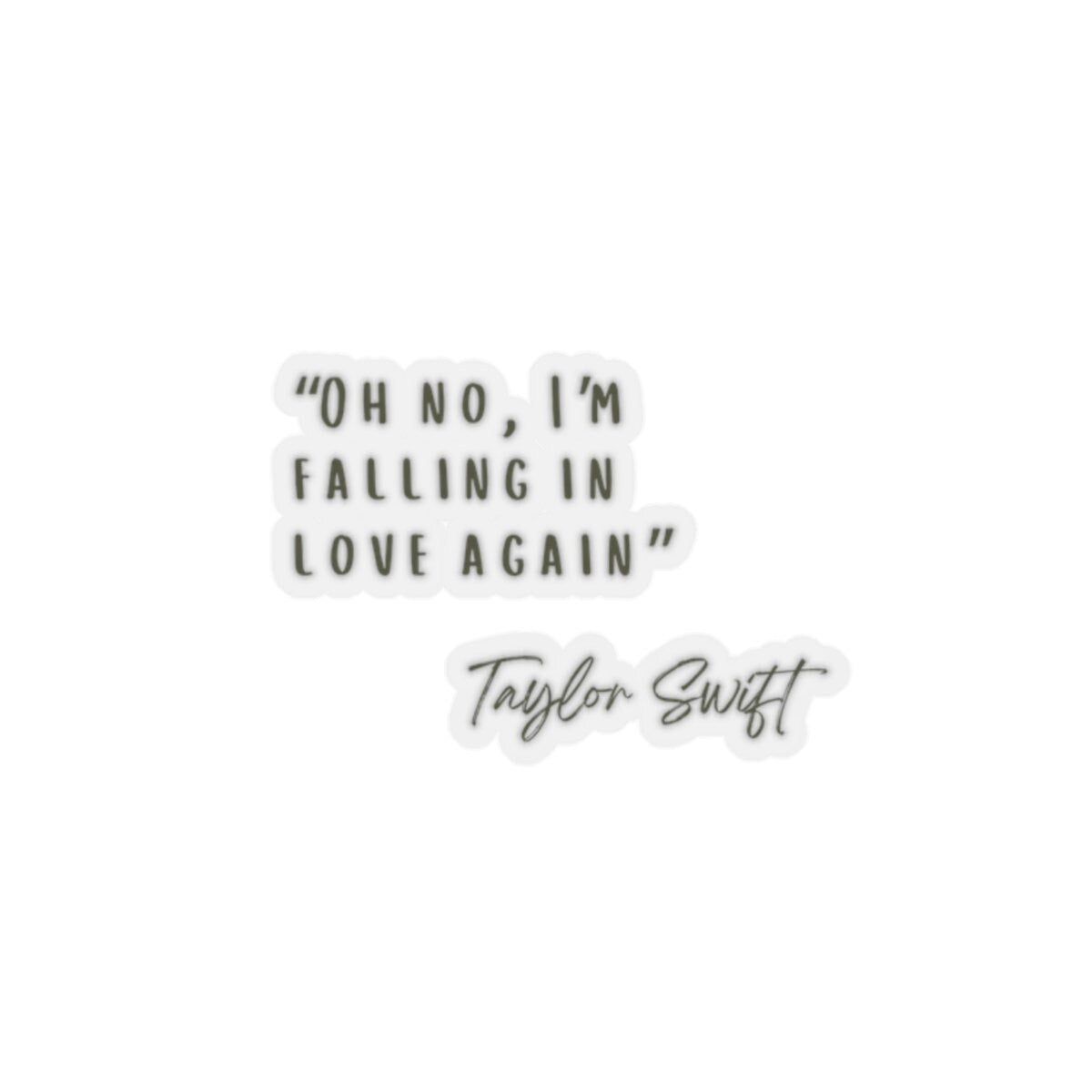Taylor Swift Midnights Lyrics Sticker