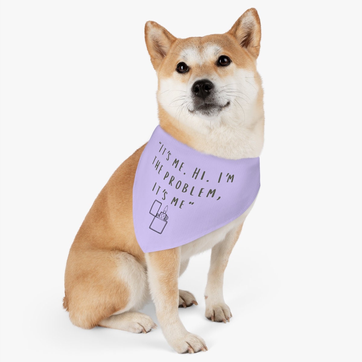 Lavender Haze Anti-Hero Pet Bandana Collar | Gifts for Swiftie Fan, Midnights Album, Taylor New Album, Dog mom