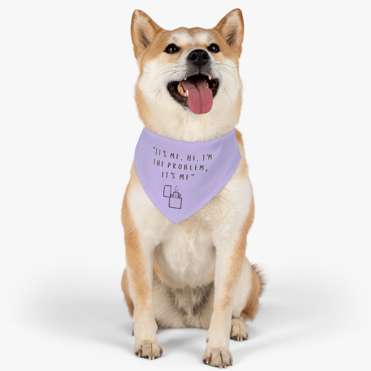 Lavender Haze Anti-Hero Pet Bandana Collar | Gifts for Swiftie Fan, Midnights Album, Taylor New Album, Dog mom