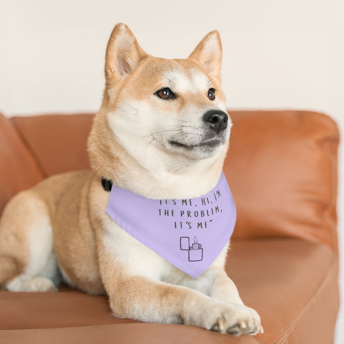 Lavender Haze Anti-Hero Pet Bandana Collar | Gifts for Swiftie Fan, Midnights Album, Taylor New Album, Dog mom