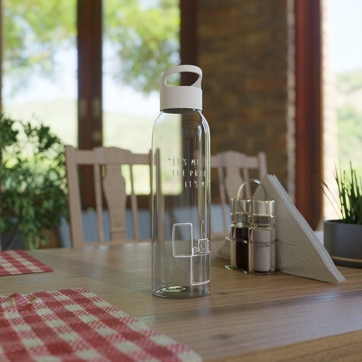 Anti-Hero Clear Sky Water Bottle