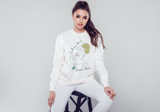 Embrace your Inner Loca Unisex Sweatshirt | Spanglish,Latina,Latinx,Hispanic,Caribbean,Puerto Rican,Miami,Spanish Quotes,Dichos,Empowerment