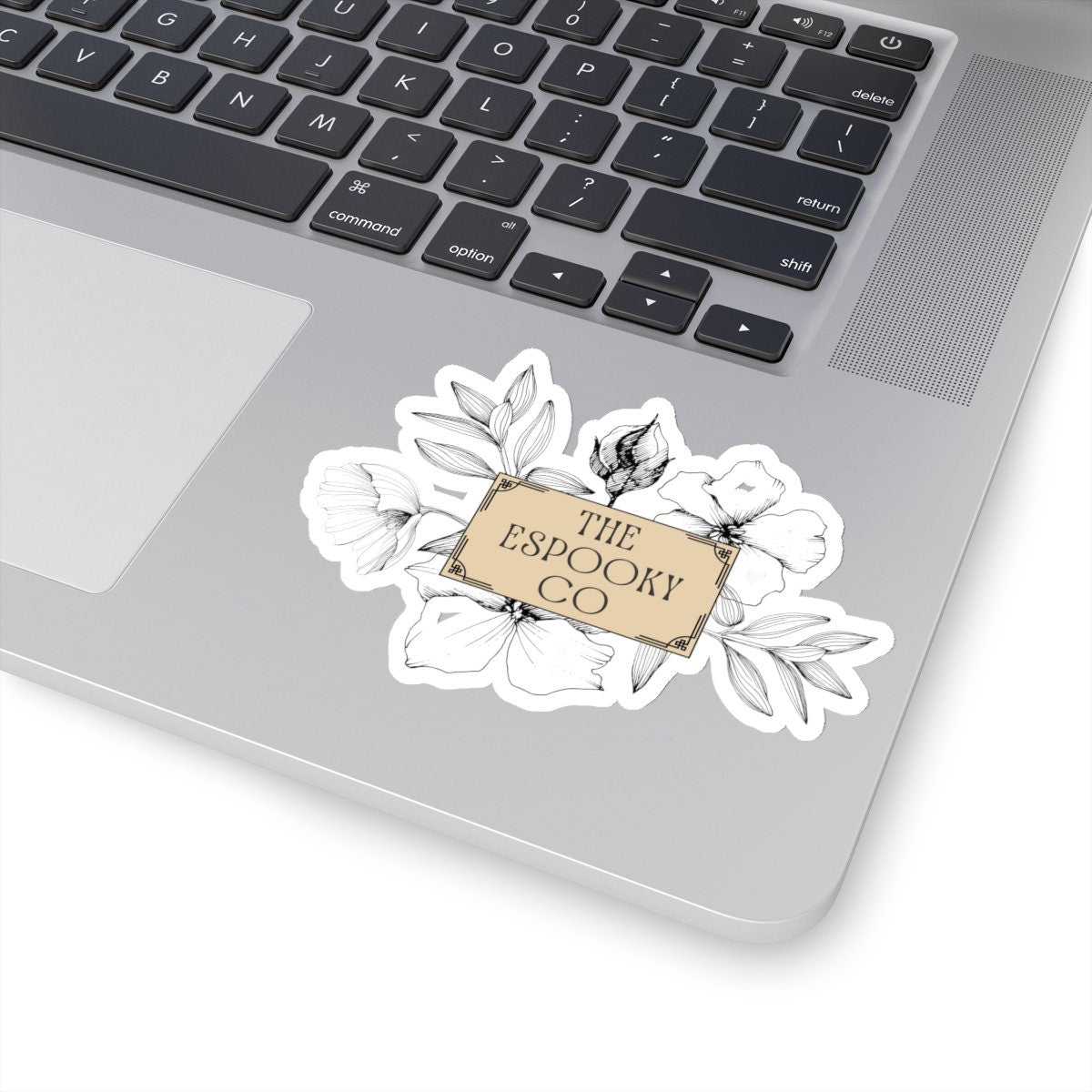 The Espooky Co Spooky Floral Sticker | Spanglish, Latinx, Latino, Hispanic, Caribbean, Puerto Rican, Miami, Spanish Quotes, Dichos