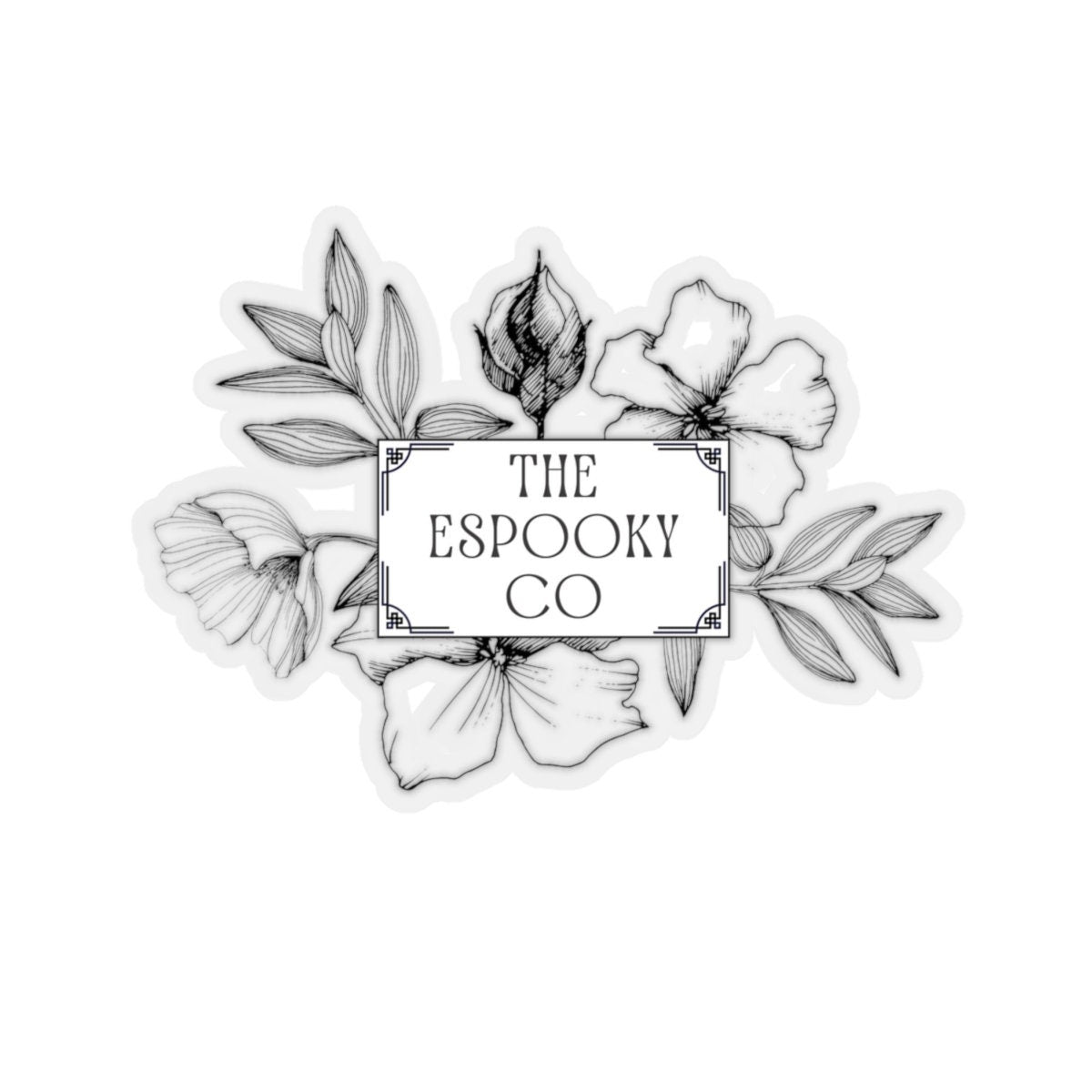 The Espooky Co Spooky Floral Sticker | Spanglish, Latinx, Latino, Hispanic, Caribbean, Puerto Rican, Miami, Spanish Quotes, Dichos