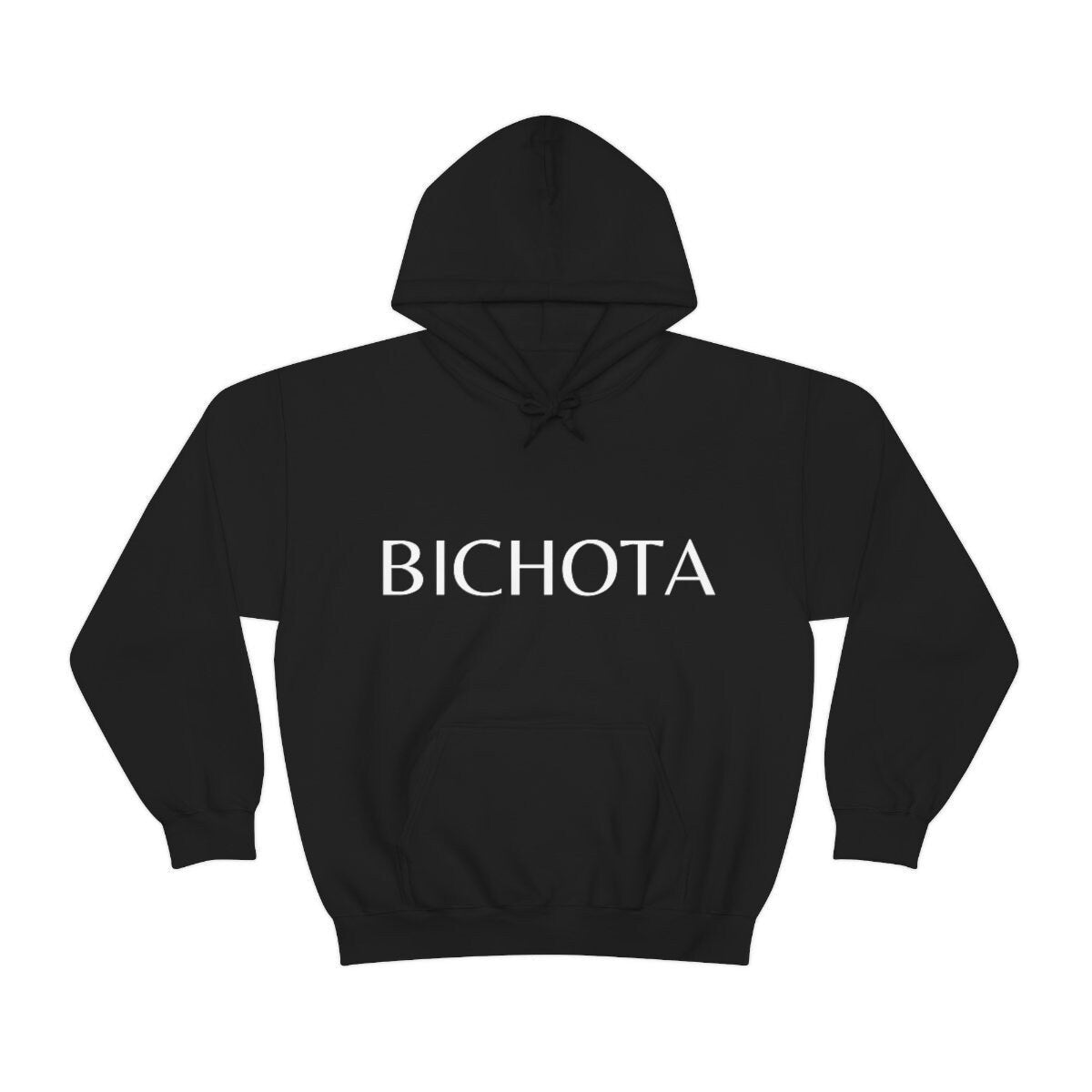 Bichota Black Hoodie | Spanglish, Latinx, Latino, Hispanic, Caribbean, Puerto Rican, Miami | Boho Latina, Spanish Quotes, Dichos, Bad Bunny