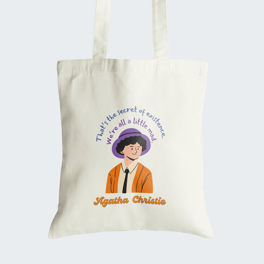 Agatha Christie Cotton Tote Bag