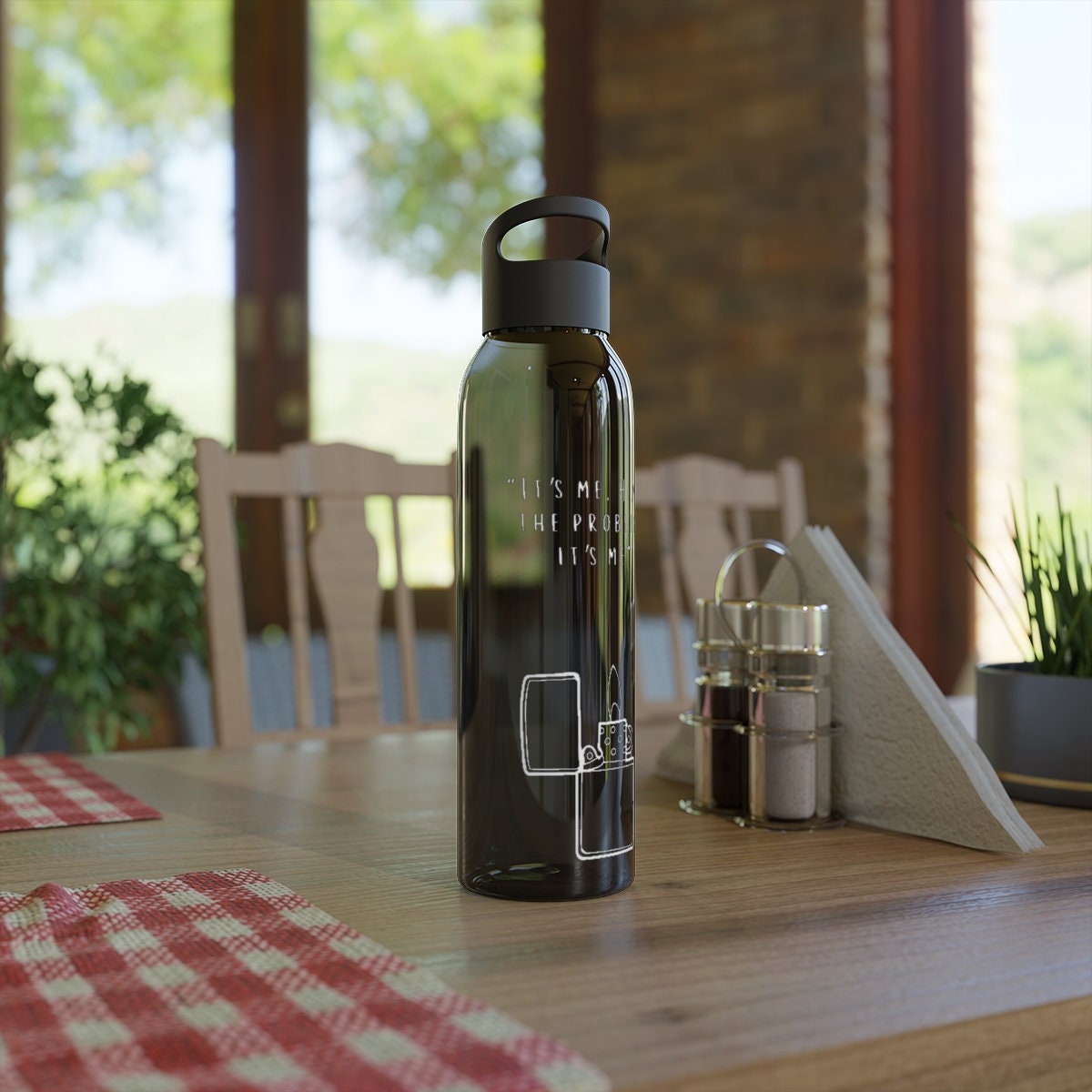 Anti-Hero Clear Sky Water Bottle