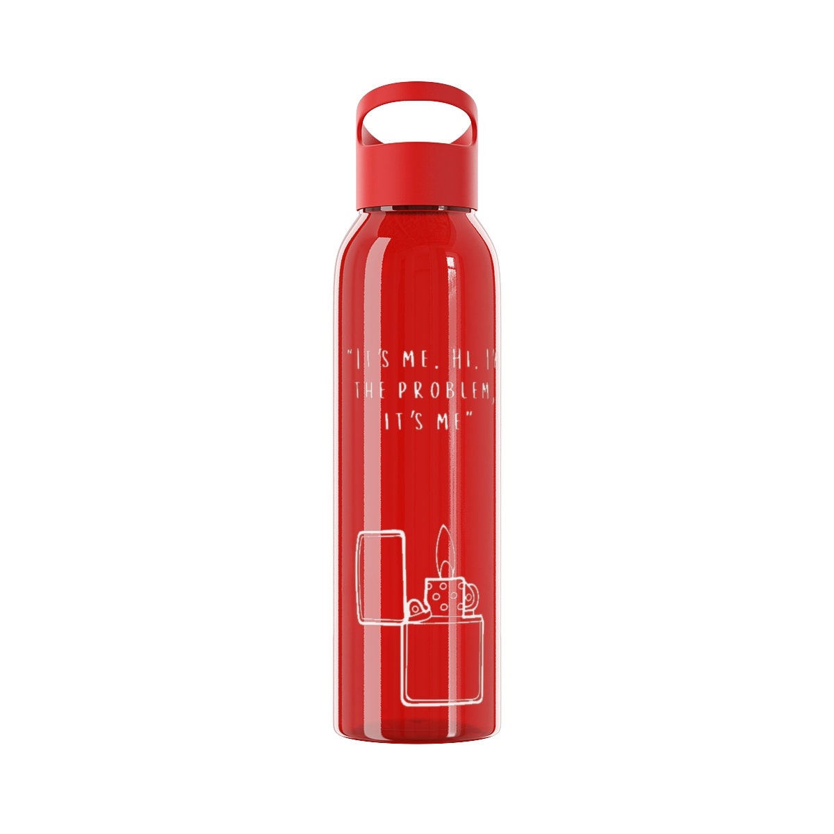 Anti-Hero Clear Sky Water Bottle