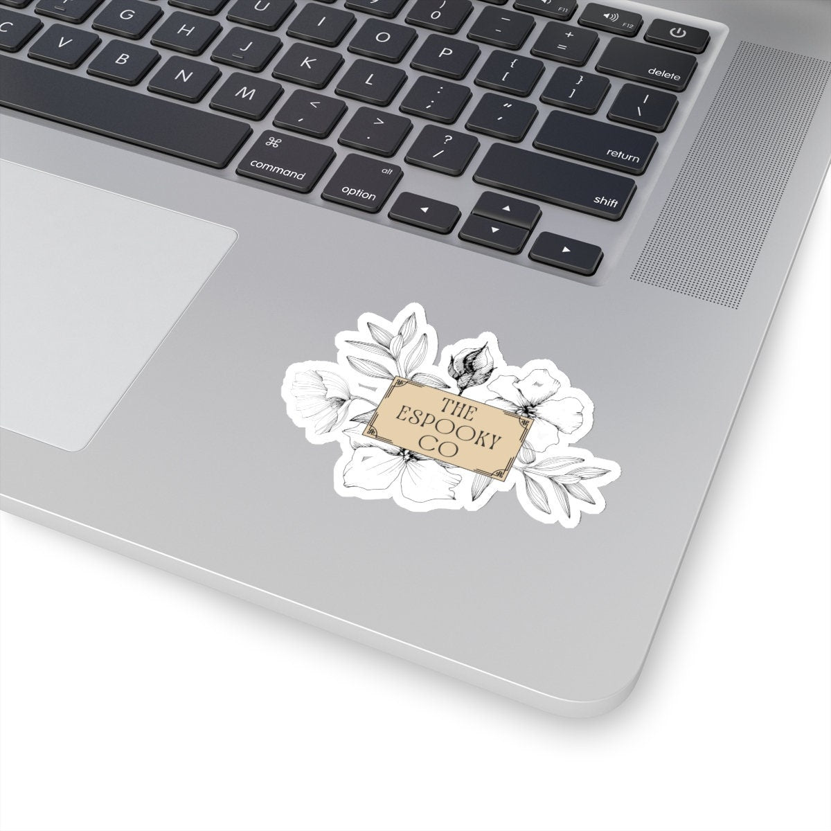 The Espooky Co Spooky Floral Sticker | Spanglish, Latinx, Latino, Hispanic, Caribbean, Puerto Rican, Miami, Spanish Quotes, Dichos