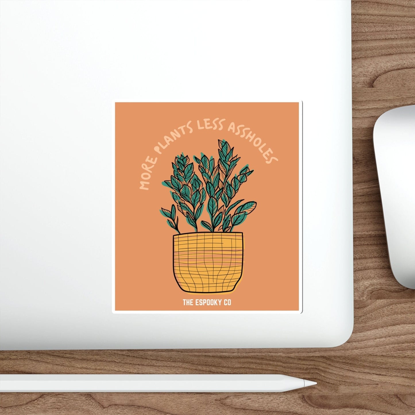 More Plants Less Assholes Sticker | Plant Sticker, Plant Lady Sticker, Plant Gift, Plant Lover Gift, Botanical Gift, Plant Mom, Plan Dad