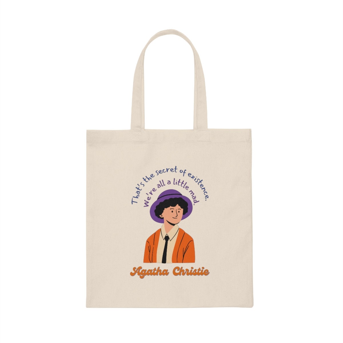 Agatha Christie Cotton Tote Bag