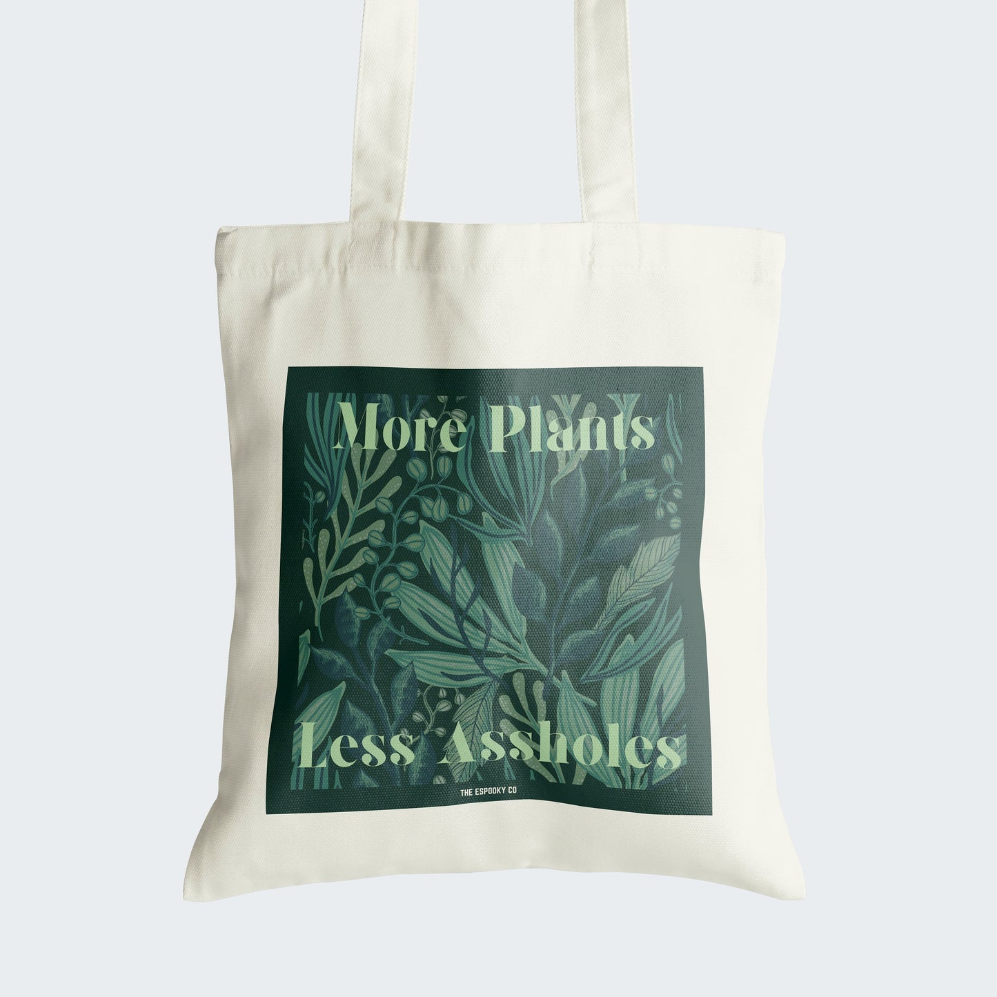 More Plants Less Assholes Tote Bag | Plant Tote Bag, Plant Lady Bag, Plant Gift, Plant Lover Gift, Botanical Gift, Plant Bag,Fair trade tote