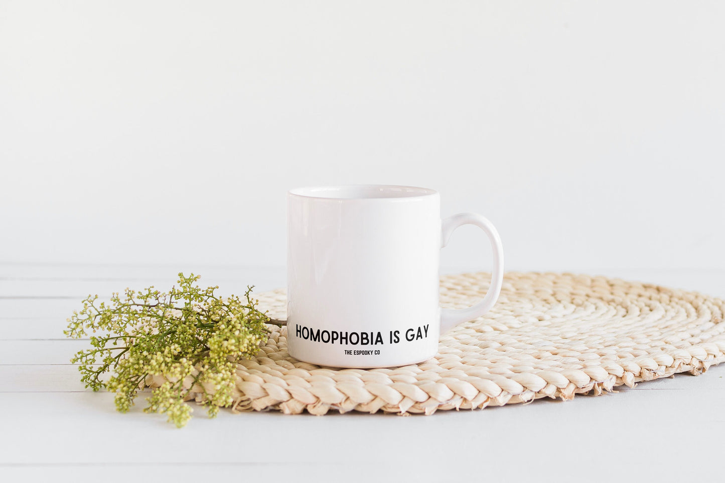 Homophobia is Gay Mug | Funny Gay Gift, Gay Rights, Human Rights, Equality, LGBTQ+, Pride, Queer