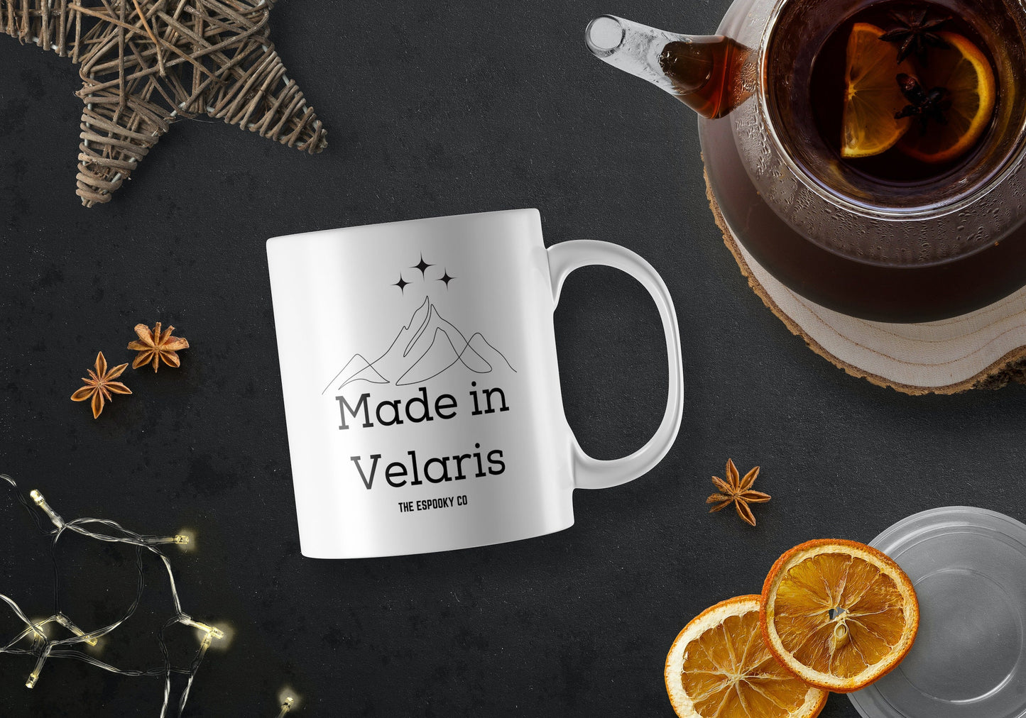 Made in Velaris Mug | ACOTAR Mug, Velaris Night Court Mug, A Court of Thorns and Roses, Sarah J Maas, Book Gift, Feyre and Rhysand