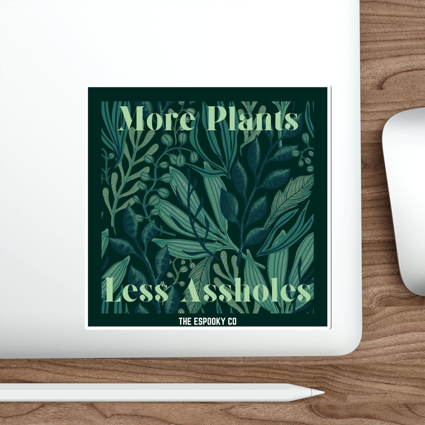 More Plants Less Assholes Sticker | Plant Sticker, Plant Lady Sticker, Plant Gift, Plant Lover Gift, Botanical Gift, Plant Mom, Plant Dad