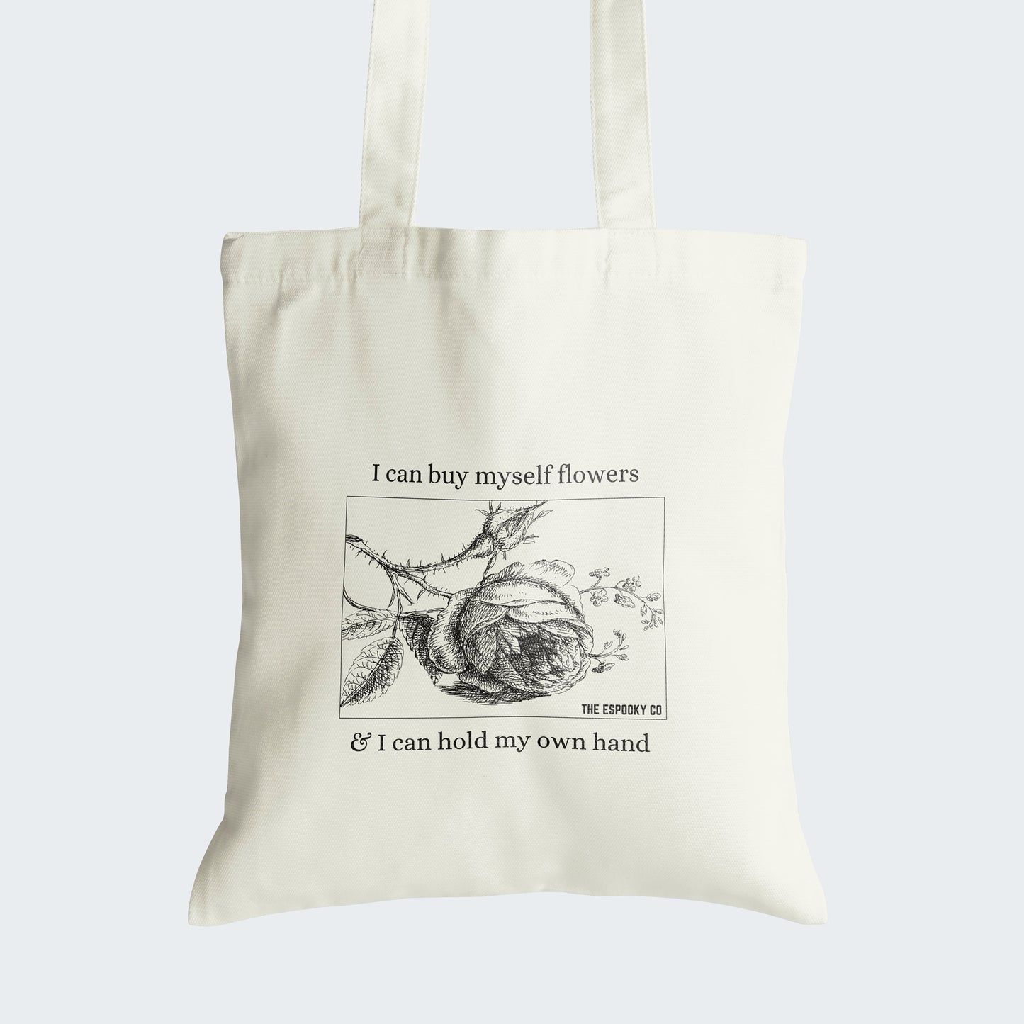 I Can Buy Myself Flowers Tote Bag | Miley Flowers Merch | Gift for Smilers | 100% Cotton Tote Bag | Gift for BFF | Flowers Lyrics