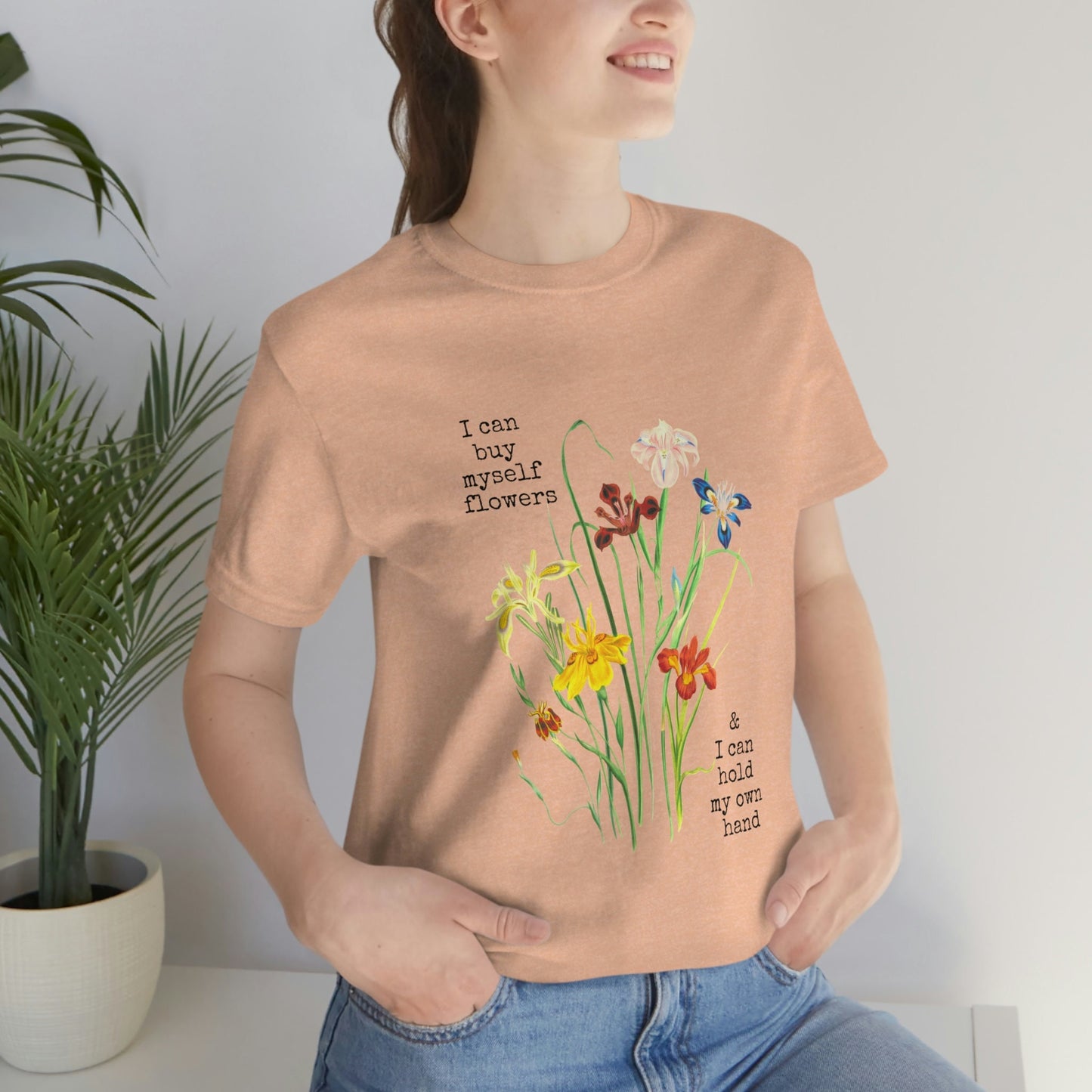 I Can Buy Myself Flowers Tee | Miley Flowers Merch | Gift for Smilers | 100% Cotton T-Shirt | Gift for BFF | Flowers Lyrics