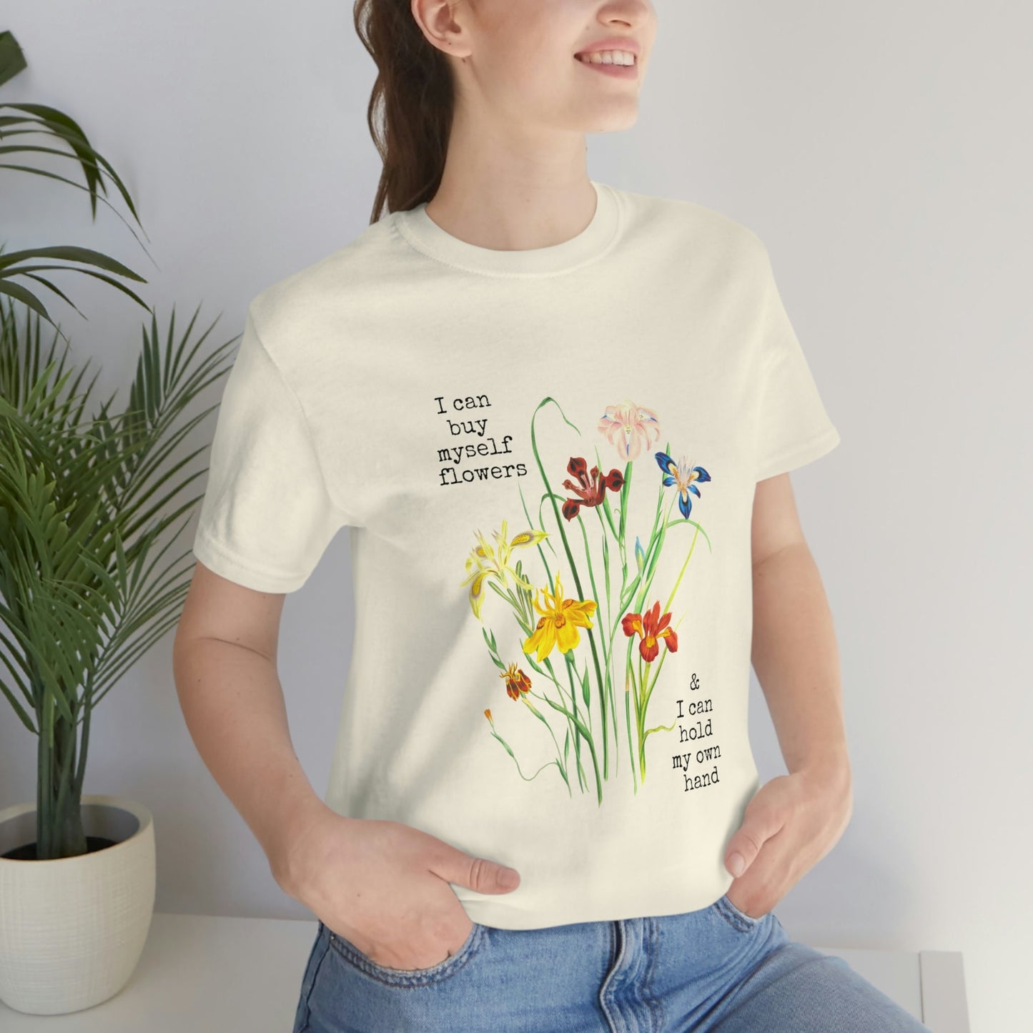 I Can Buy Myself Flowers Tee | Miley Flowers Merch | Gift for Smilers | 100% Cotton T-Shirt | Gift for BFF | Flowers Lyrics