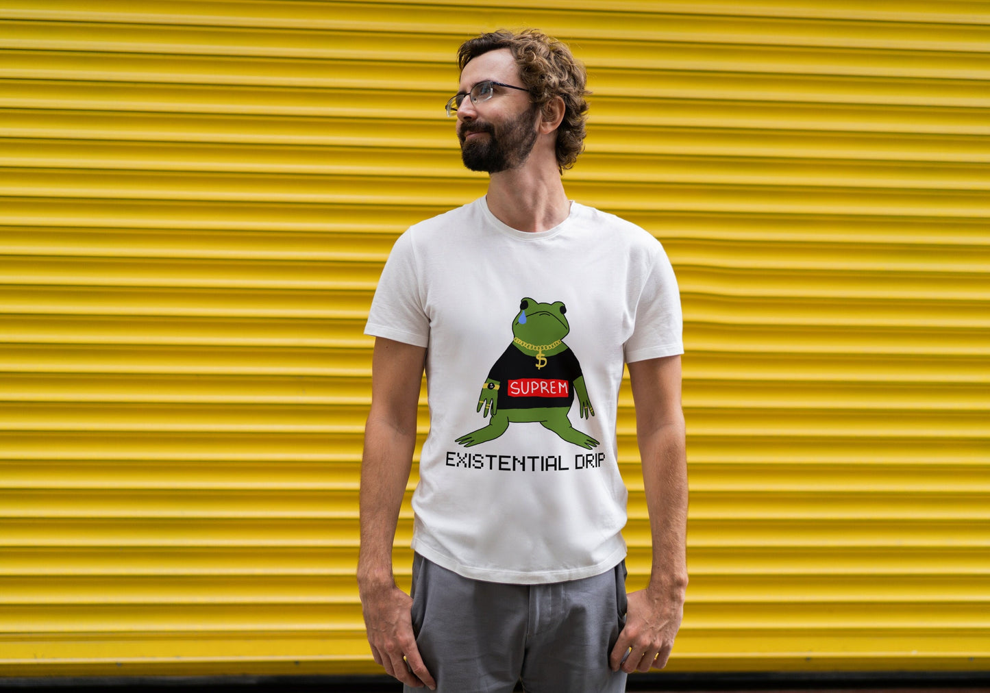 Existential Drip Shirt | Frog Shirt |  Funny Shirt | Meme Shirt | Gift for BFF | Dark Humor | Unisex Tee | Gift for Him | Ironic Tee