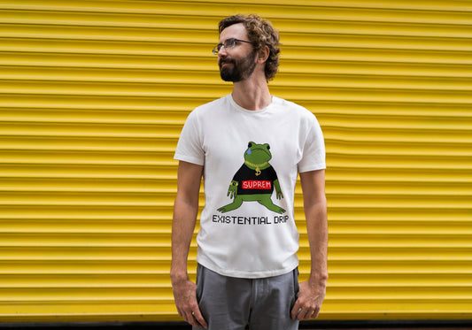 Existential Drip Shirt | Frog Shirt |  Funny Shirt | Meme Shirt | Gift for BFF | Dark Humor | Unisex Tee | Gift for Him | Ironic Tee