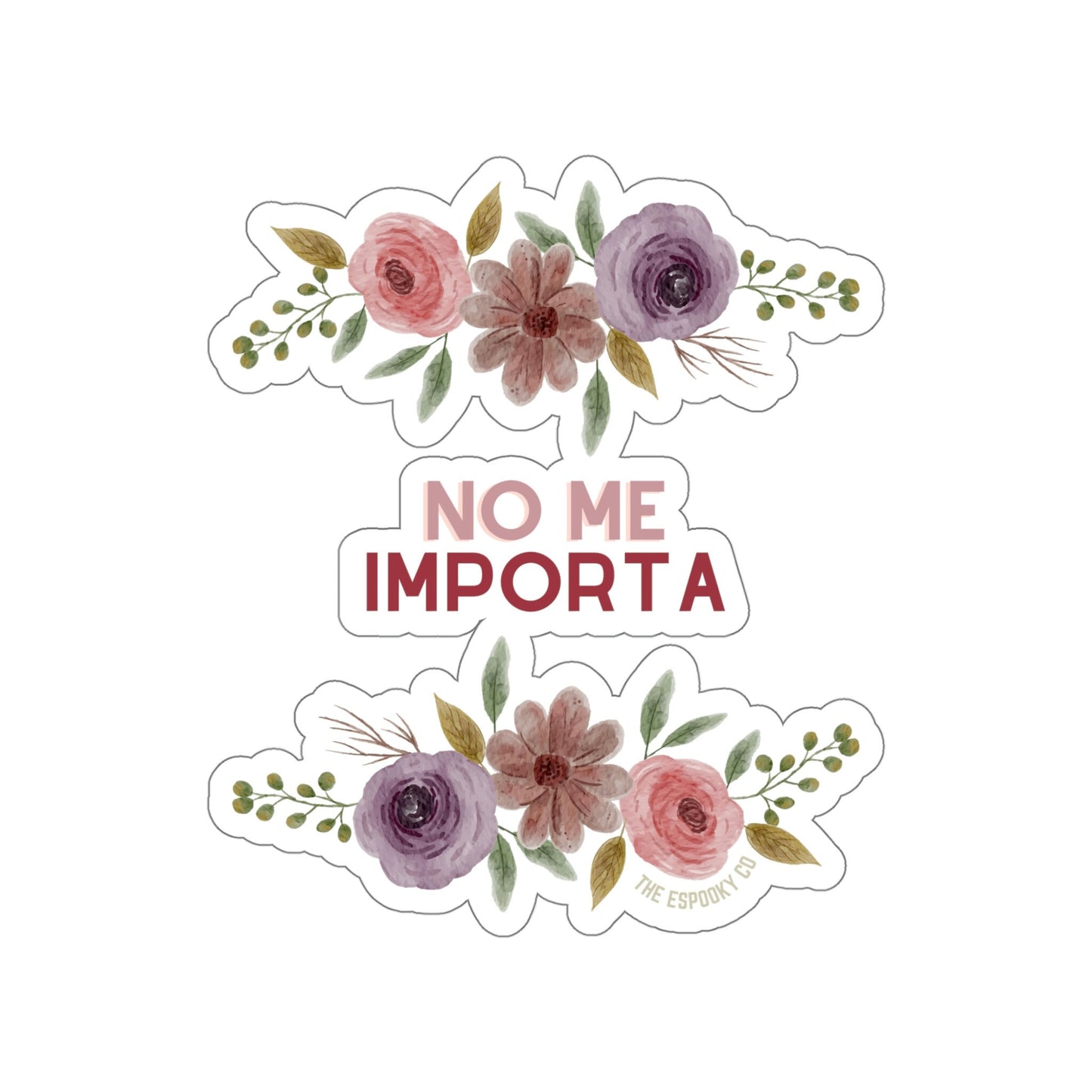 No Me Importa Sticker IDGAF Sticker | Spanish Sticker, Funny Spanish Mom Gift, Funny Gift for Mom, Spanglish, Latinx, Latina, Hispanic, Mama