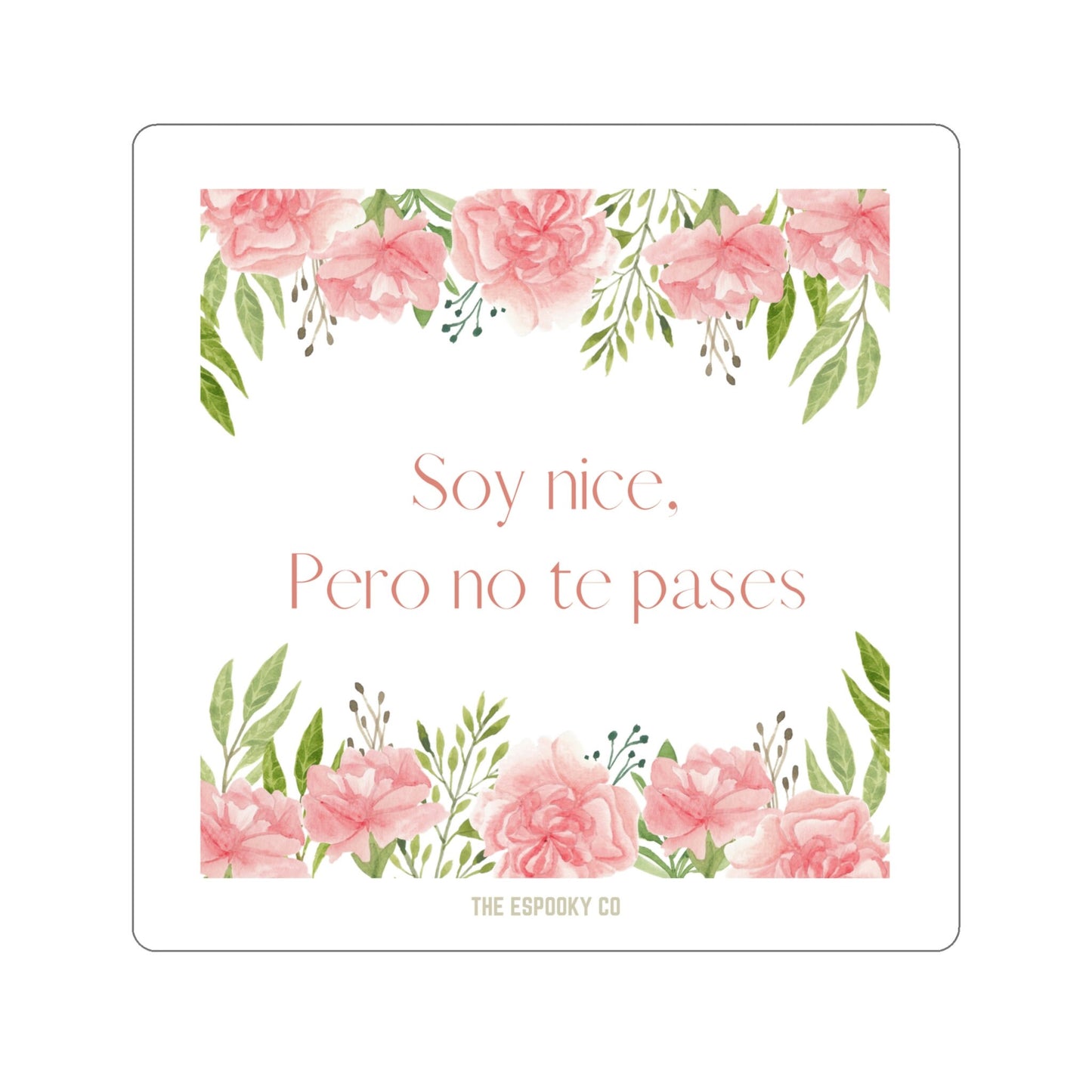 Soy Nice, Pero no te Pases Sticker |  Spanish Sticker, Funny Spanish Mom Gift, Funny Gift for Mom, Spanglish, Latinx, Latina, Hispanic